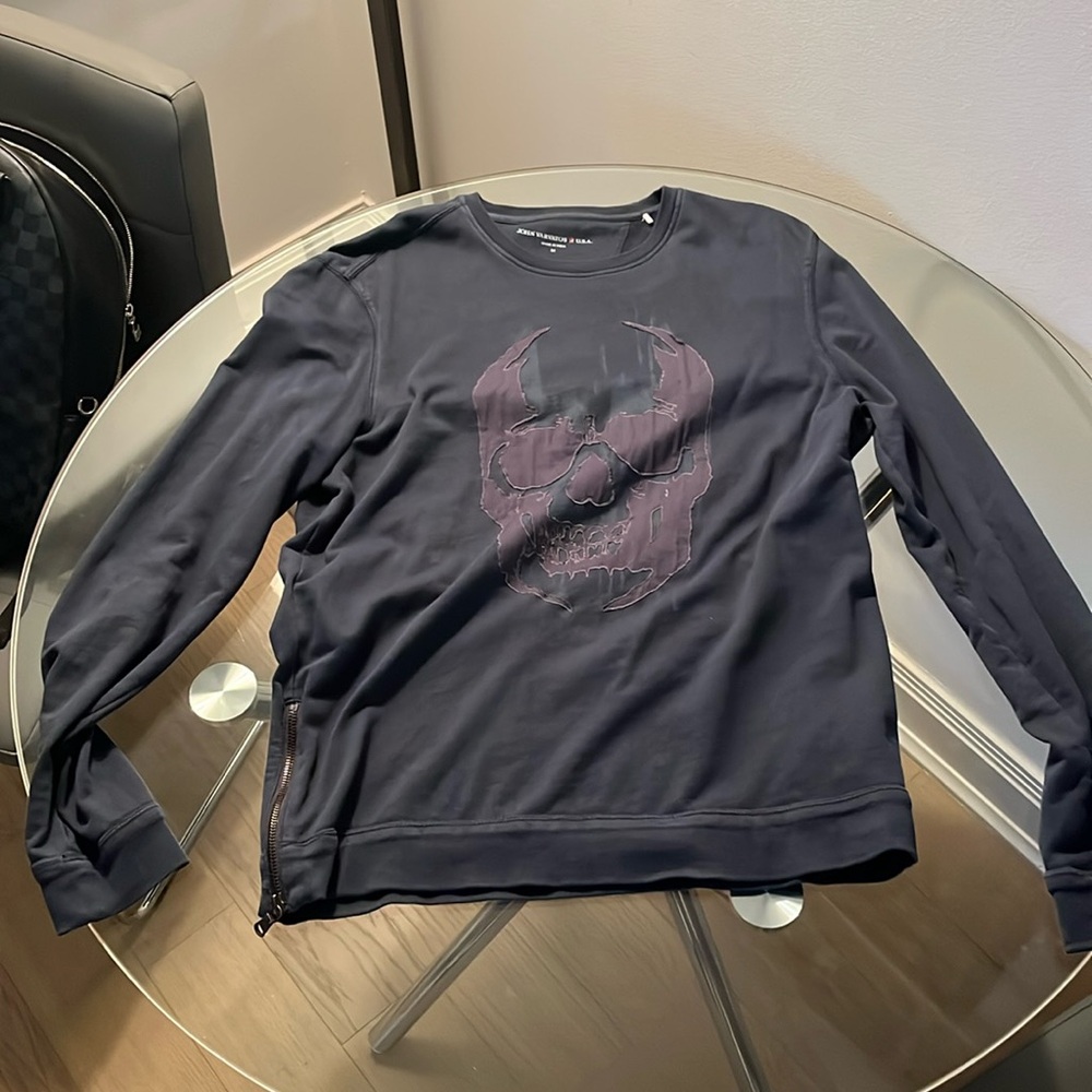 Blue skull John varavatos long sleeve